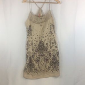 Free People Beaded Side Zip Sundress Size 10